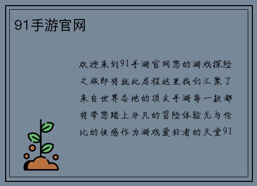 91手游官网